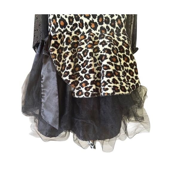 Chasing Fireflies Leopard & Tulle Dress – Girls Size 8 - Picture 4 of 10